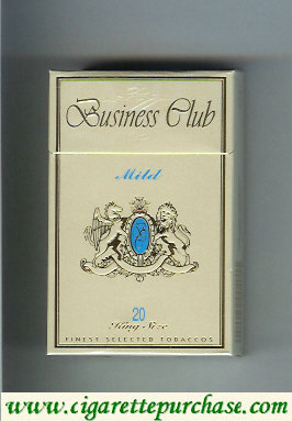 Business Club Mild cigarette England